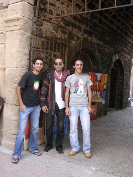 avec des amis en egypte